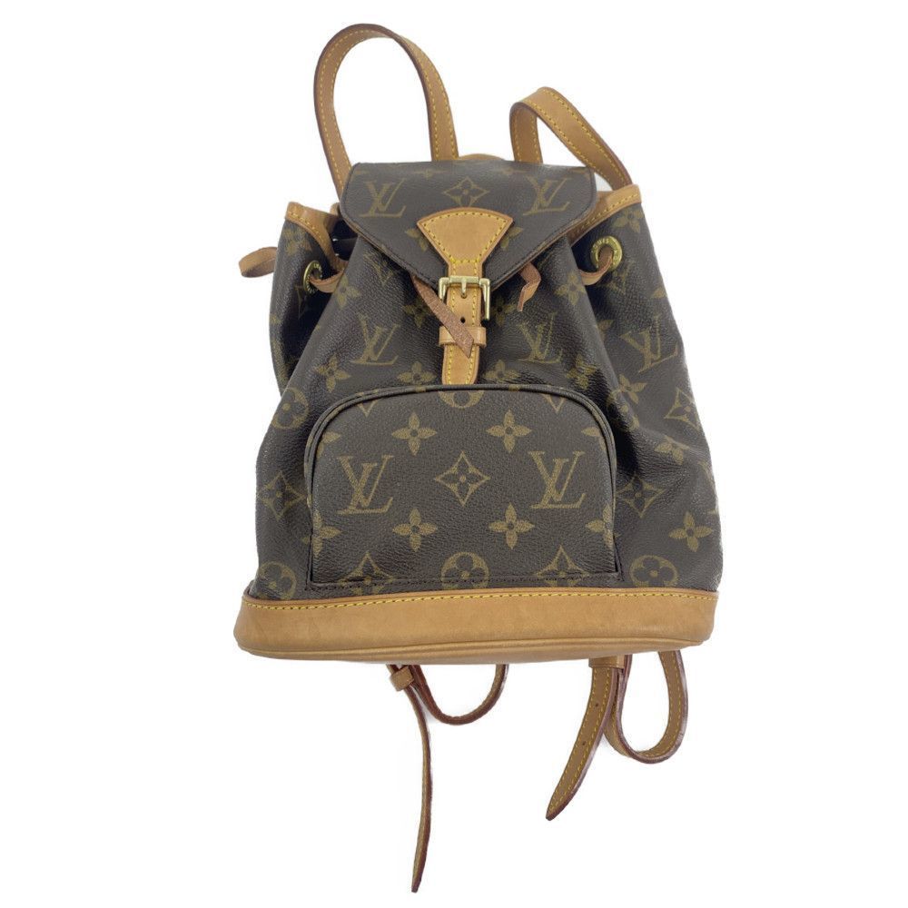 Louis Vuitton Monogram Mini Montsuri Backpack Bag Brown